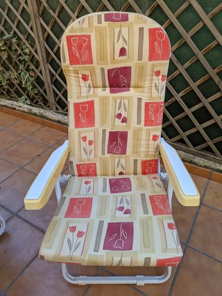 Sillas terraza plegables