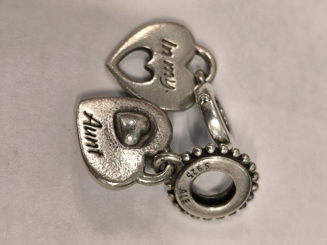 Charm Pandora corazón plata