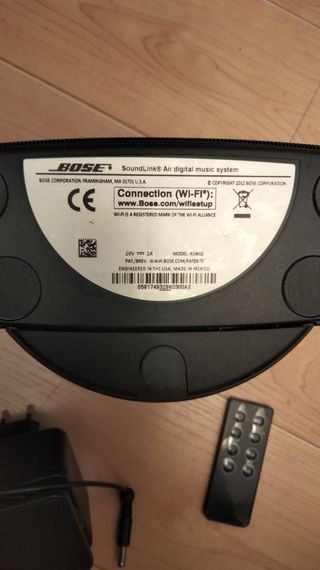 Altavoz Bose Soundlinks Air digital.