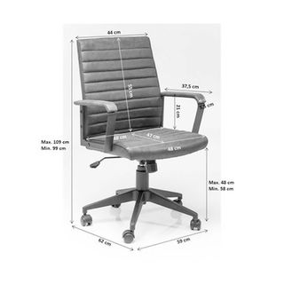 Silla oficina Kare Design beige