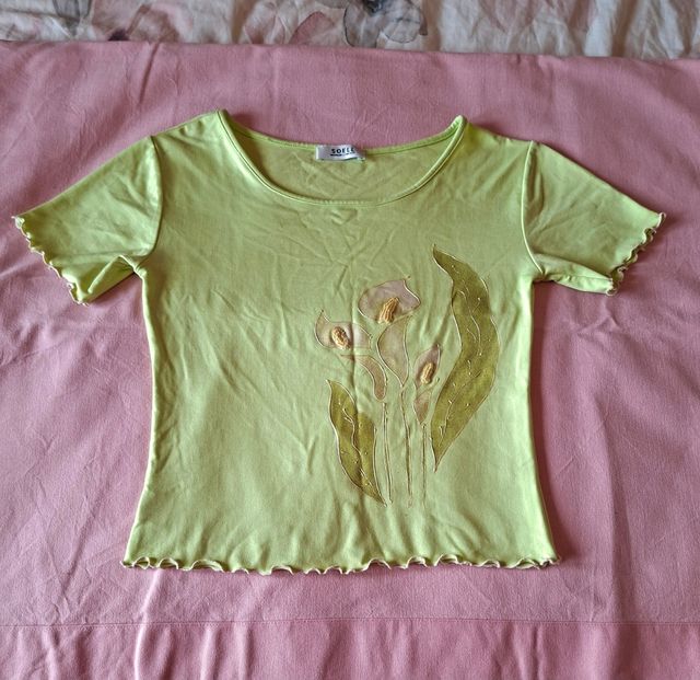 Maglietta SOFLI vintage verde