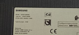 Despiece tv Samsung UE50TU8005K