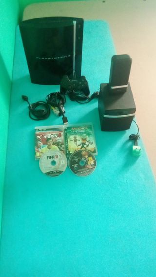 PS3 (PlayStation 3) negra