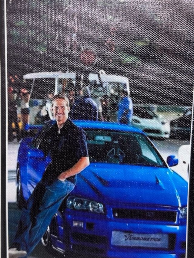 Lienzo Paul Walker a todo Gas