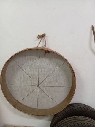 Criba antigua madera 80cm