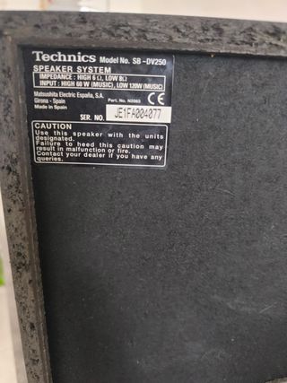 Home Cinema LG Technics 5.1