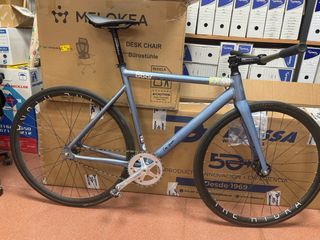 Bicicleta fija 8bar Krzberg V7 azul