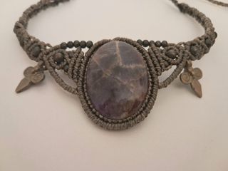 Collar artesanal amatista