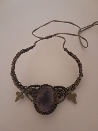 Collar artesanal amatista