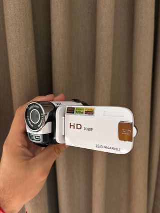 Cámara de video vintage digital estilo nueva