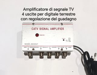 Amplificatore di segnale CATV - 4 uscite