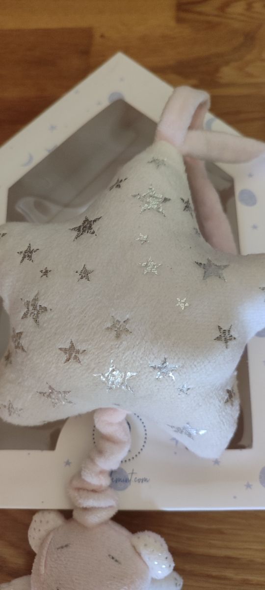 Móvil musical bebé - Estrella & Oso