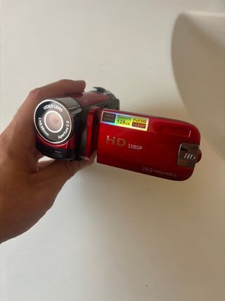 Cámara de video vintage digital estilo nueva