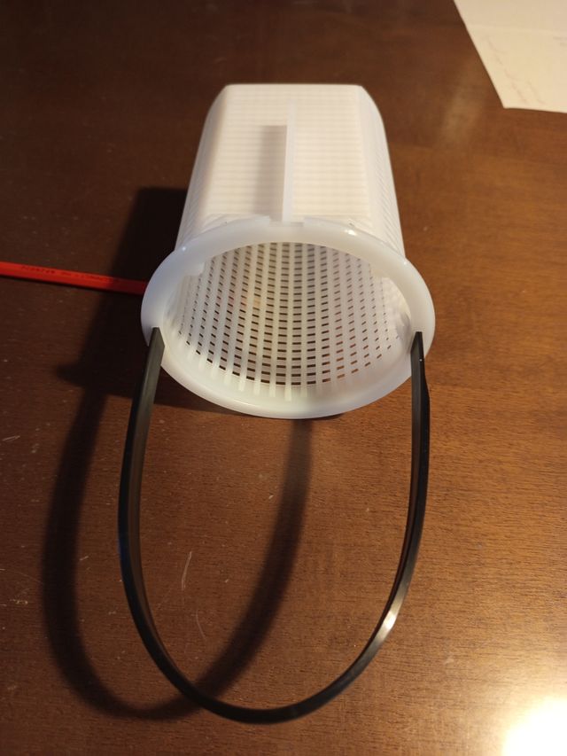 Cestillo prefiltro depuradora blanco