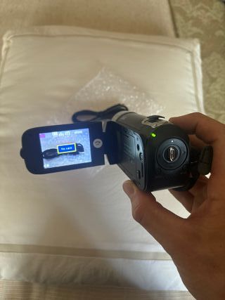Cámara de video vintage digital estilo nueva