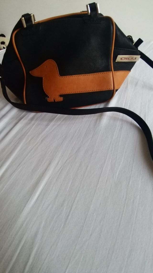 Borsetta Gilli nera e marrone