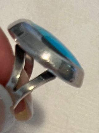 Anillo y pendientes plata turquesas