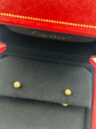 Pendientes Cartier brillantes oro blanco