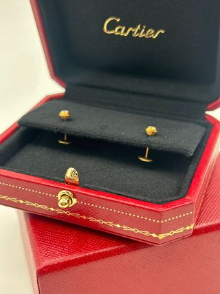 Pendientes Cartier brillantes oro blanco