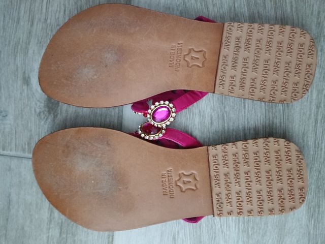 Sandalias planas Mystique rosa