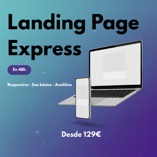 Landing page profesional para captar clientes