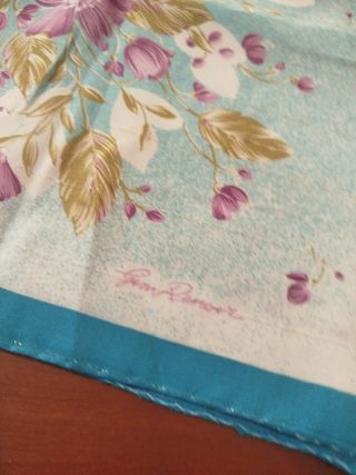 Foulard Gina Renoir - Turchese e Viola