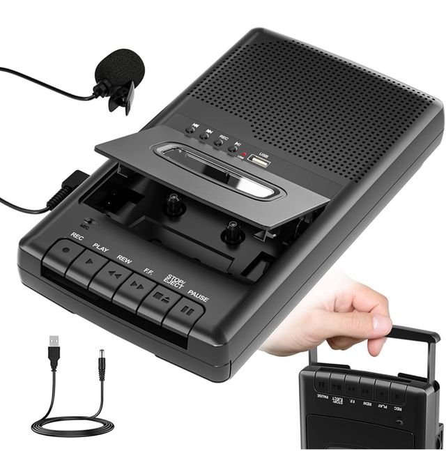 Grabadora portátil con micrófono independiente