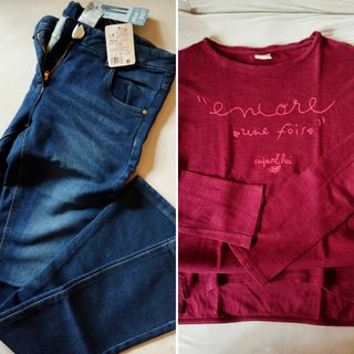 Jeans y camiseta niña talla 14 NUEVO