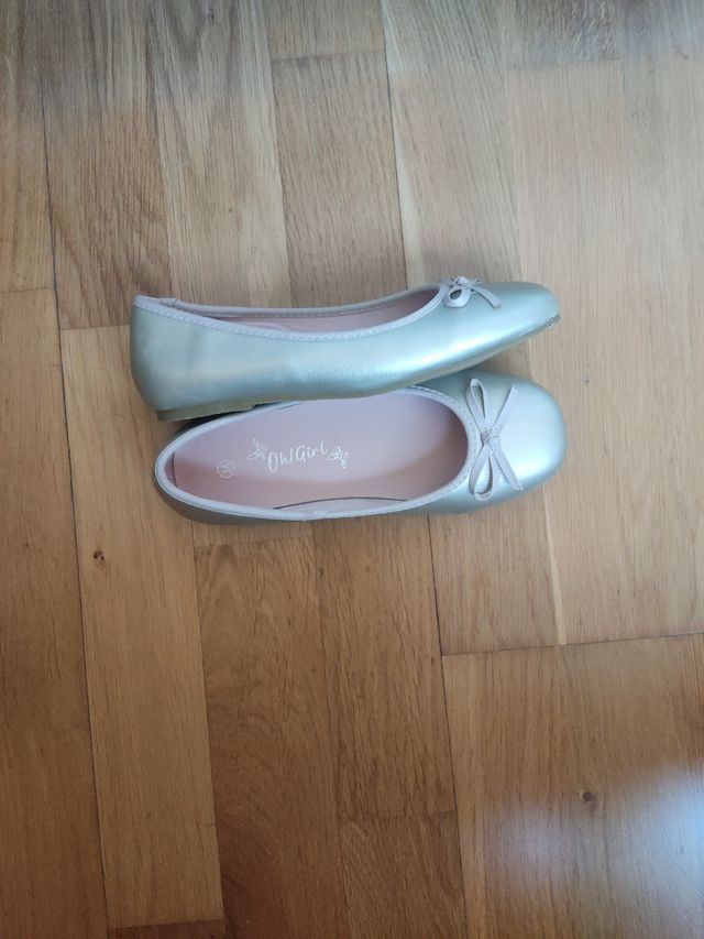 Bailarinas Oh!Girl niña 34 plata