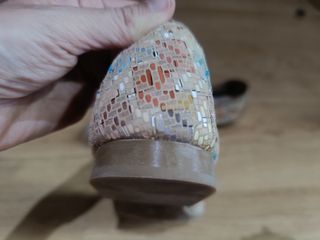 Bailarinas multicolor talla 40.Usadas una vez.