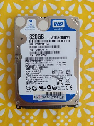 Disco Duro WD 320GB