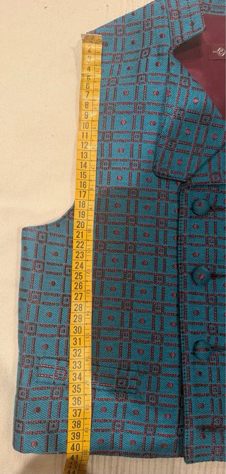 Chaleco fallero niño talla 10 color azul
