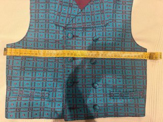Chaleco fallero niño talla 10 color azul