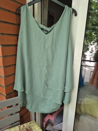 Blusa verde 4XL - Sin usar