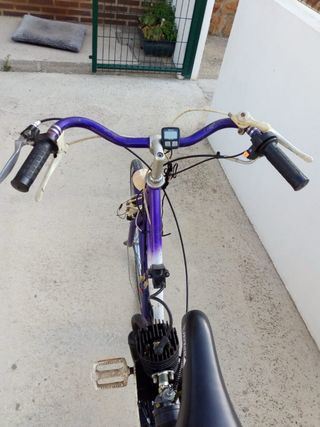 Bicicleta motorizada antigua