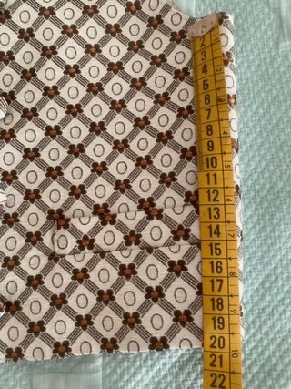 Chaleco fallero niño marrón-naranja, talla 10