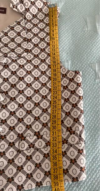 Chaleco fallero niño marrón-naranja, talla 10