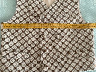 Chaleco fallero niño marrón-naranja, talla 10