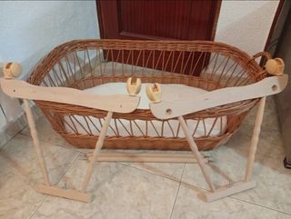 Moisés bebé - Cuna mimbre