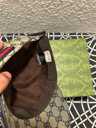 Gorra Gucci GG Beige/Azul