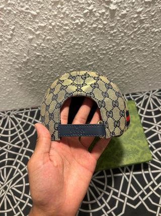 Gorra Gucci GG Beige/Azul