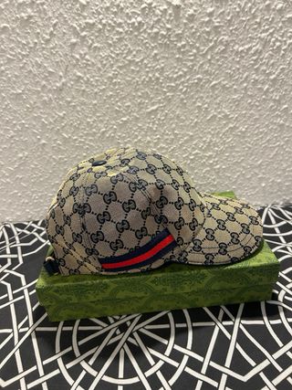 Gorra Gucci GG Beige/Azul