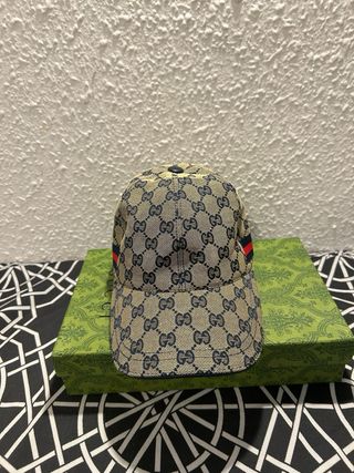 Gorra Gucci GG Beige/Azul