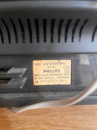 Televisión Philips Vintage