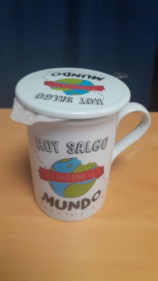 Taza Hoy Salgo a Comerme el Mundo