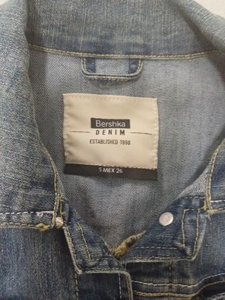 Chaleco vaquero Bershka - Talla S