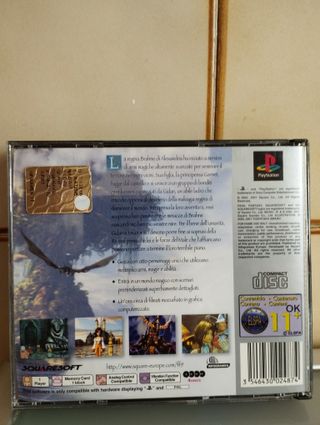 Final Fantasy IX Platinum PS1 PAL Italia, 4 dischi
