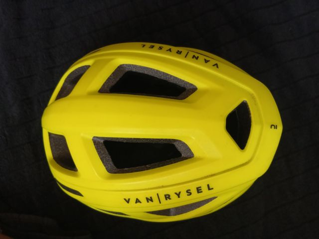 Casco bici Van Rysel amarillo