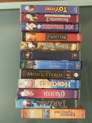 12 Películas Disney VHS