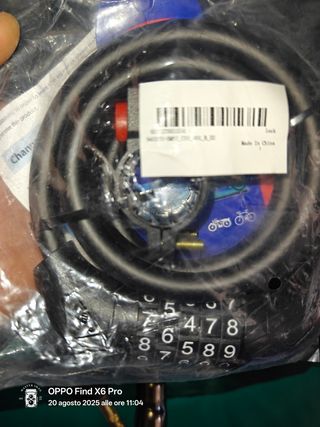 Lucchetto bici a combinazione